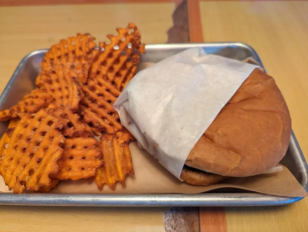 Hamburger and Fries